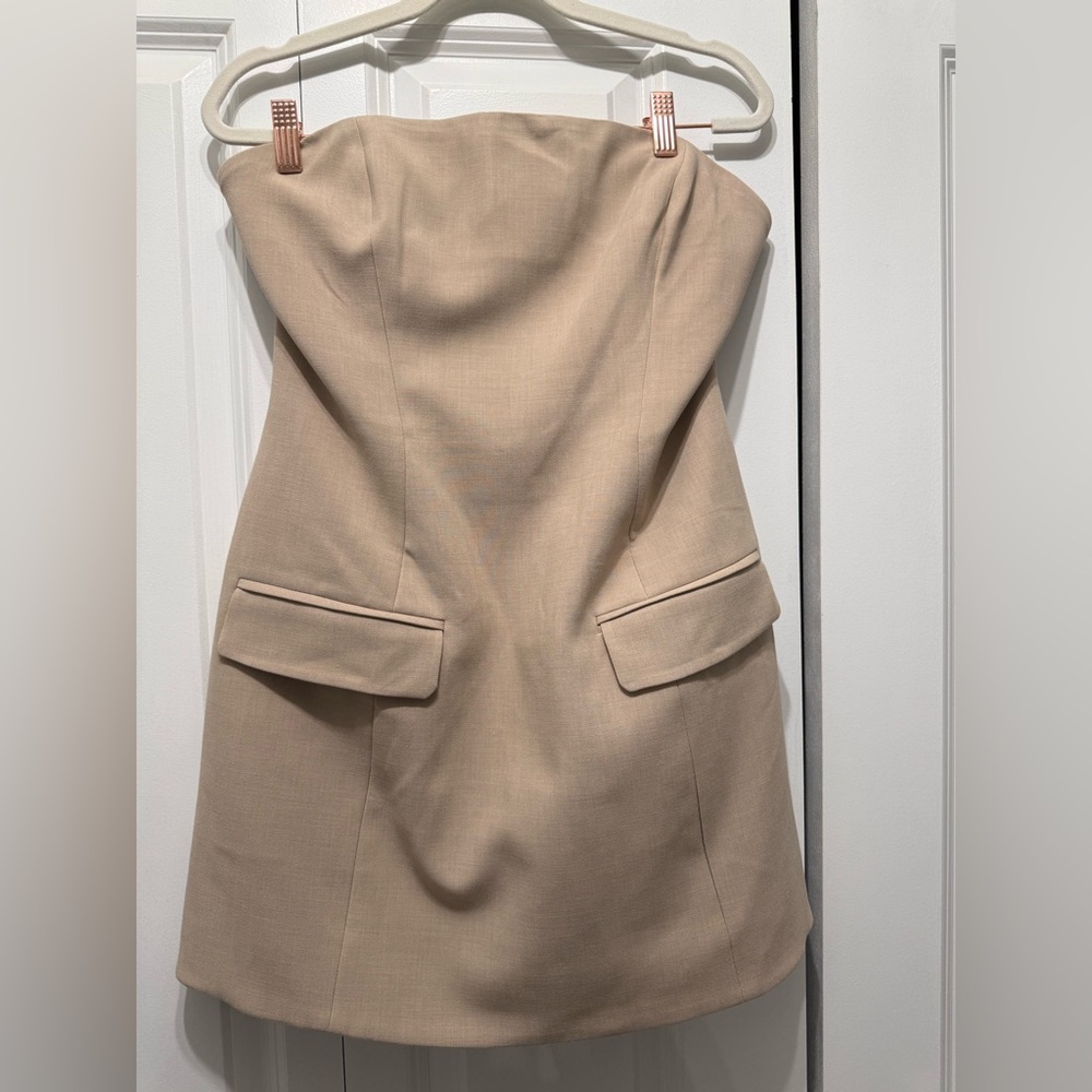 Anthropologie mini strapless dress NWT